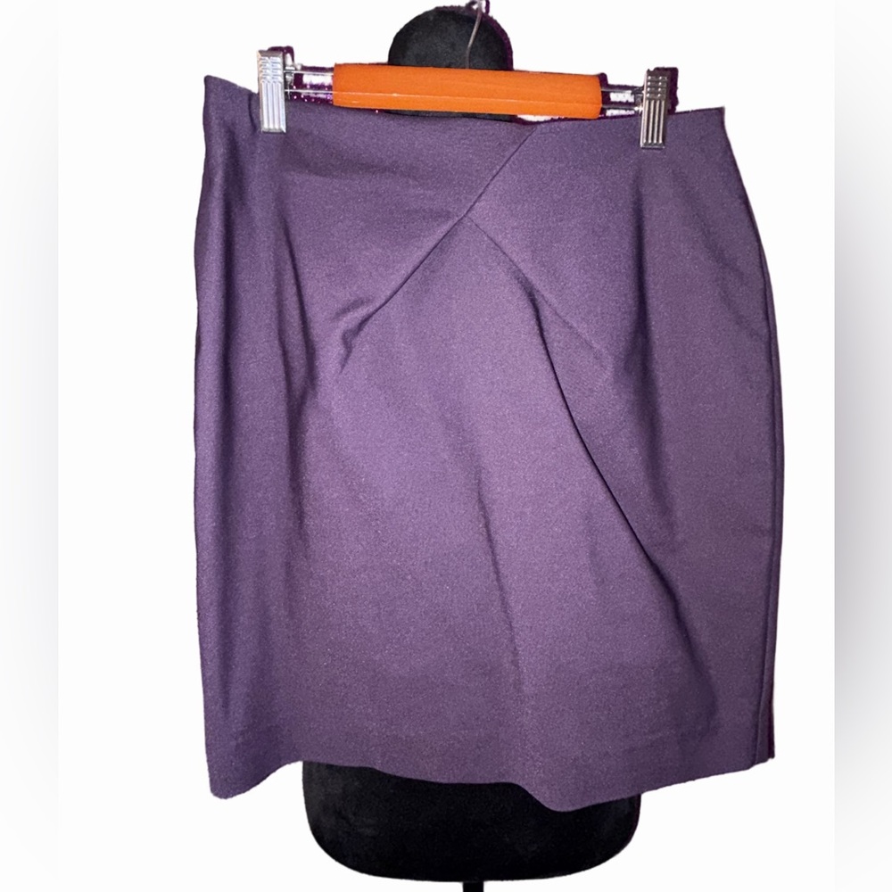H&M Purple Career Pencil Skirt Size 10 Lined Office Workwear